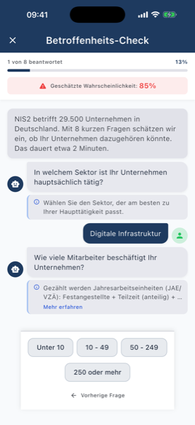 NIS2 Betroffenheits-Check